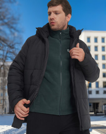 Куртка утепленная мужская Jack Wolfskin Deutzer, Черный женщинам