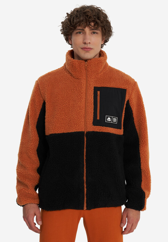 Джемпер флисовый мужской Kappa, Коричневый
