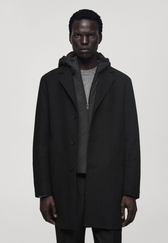 Пальто однобортное Mango Man