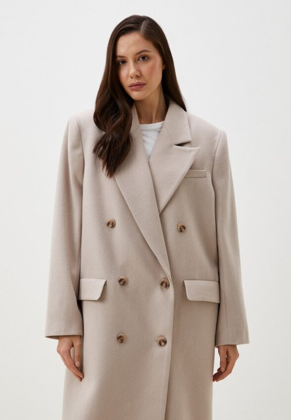 Пальто двубортное Ruxara