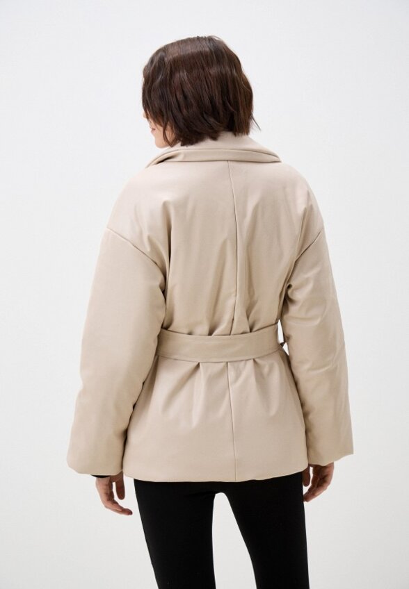 Куртка кожаная утепленная AME