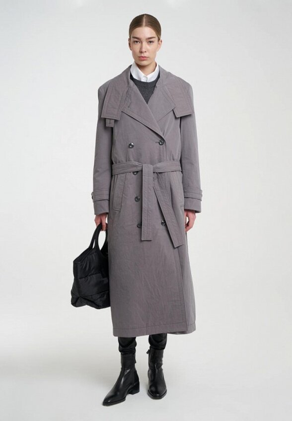 Пальто двубортное Low Classic