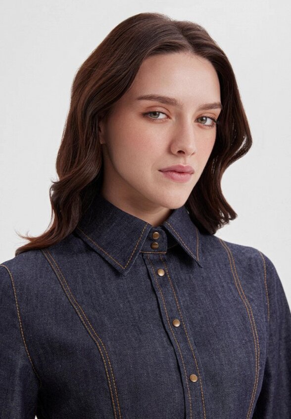 Рубашка джинсовая Olesa Chugunova