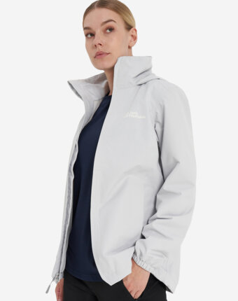 Куртка мембранная женская Jack Wolfskin Stormy Point, Серый женщинам