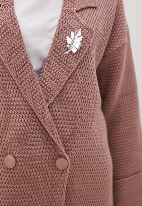 Пальто двубортное Vivawool