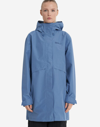 Куртка мембранная женская Jack Wolfskin, Голубой женщинам