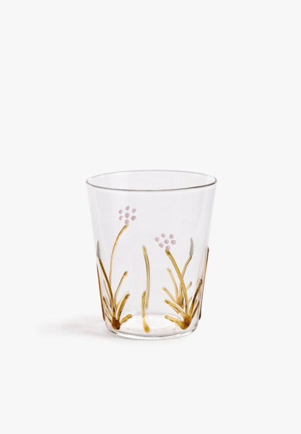 Стакан из стекла с рисунком