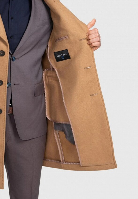 Пальто однобортное Sarto Reale