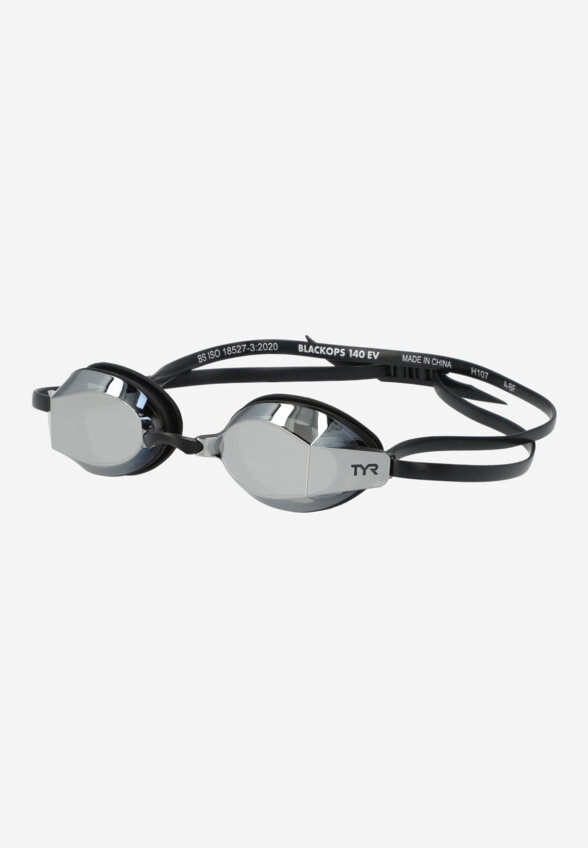 Очки для плавания TYR Black Ops 140 Ev Racing Mirrored, Серебряный