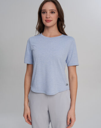 Футболка женская Mountain Hardwear Sunblocker Short Sleeve, Голубой женщинам