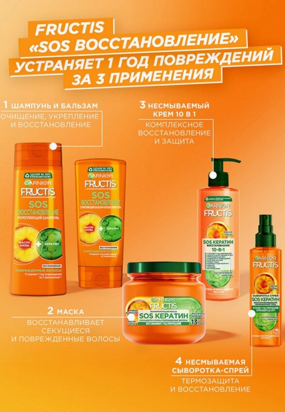 Сыворотка для волос Garnier