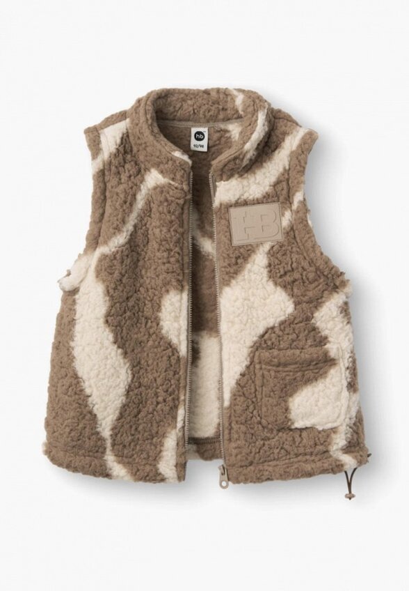 Жилет меховой Happy Baby