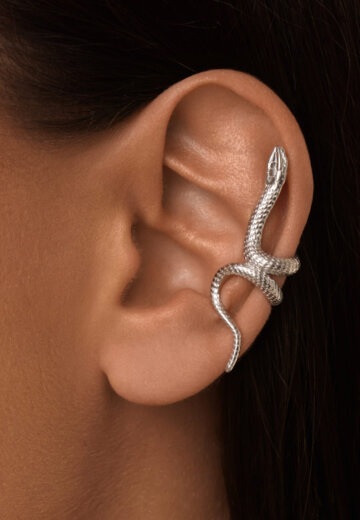 Серебряный кафф - змея MIESTILO MIE