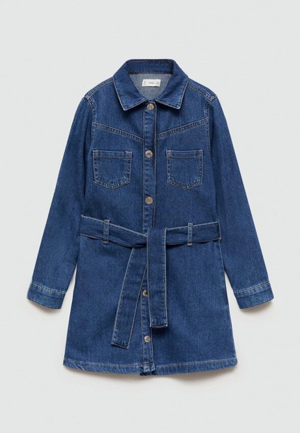 Платье джинсовое Mango Kids