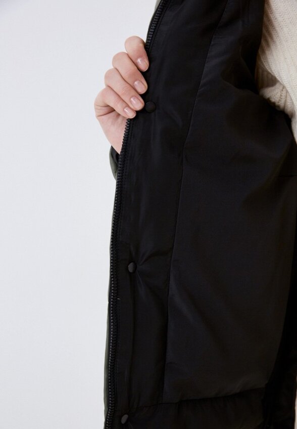 Куртка кожаная утепленная Снежная Королева