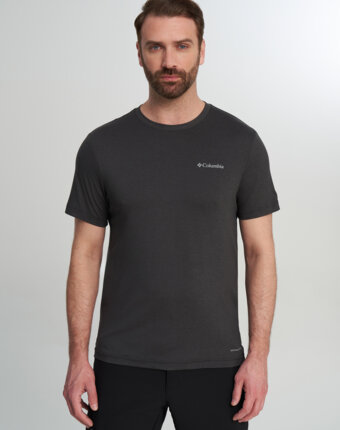 Футболка мужская Columbia Parsons Point SS Logo Tee, Черный женщинам