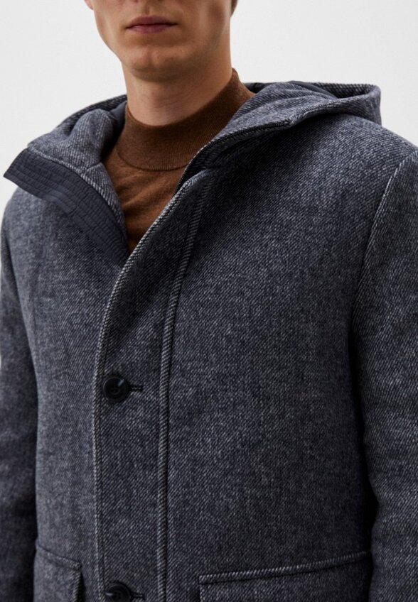 Пальто однобортное Madzerini