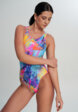 Купальник слитный женский Mad Wave Flex Anti-Chlor N3, Мультицвет1  - превью