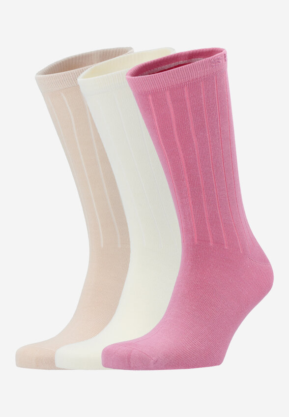 Носки женские Sensana, 3 пары, Розовый