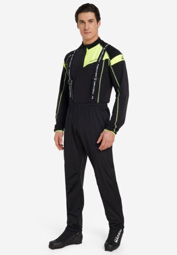 Брюки для беговых лыж мужские Fischer Softshell Light, Черный