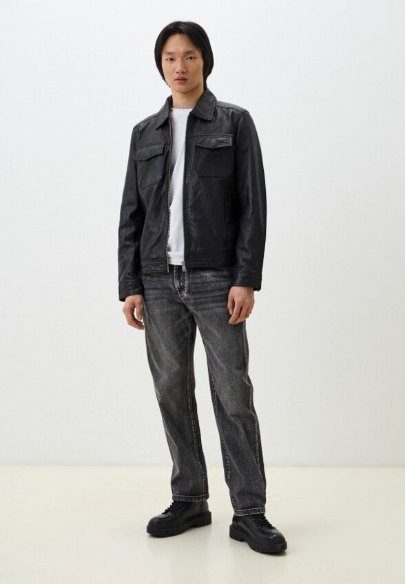 Куртка кожаная Jorg Weber