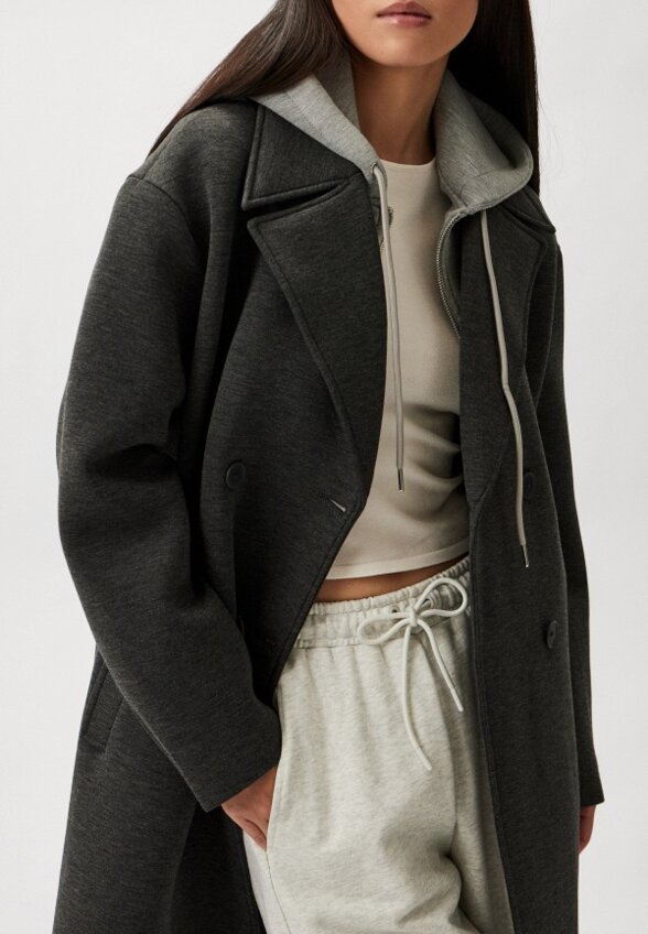 Пальто-кокон Mango