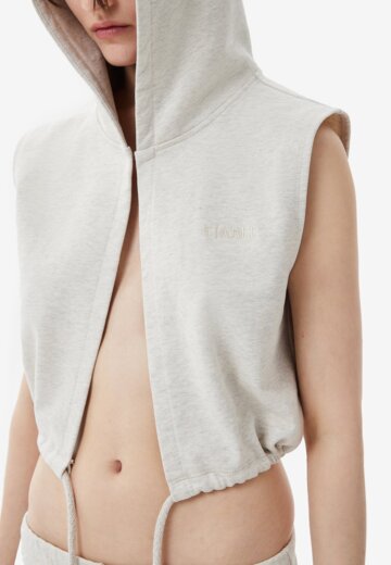 Топ - жилет Eternal Light Grey Melange FABLE