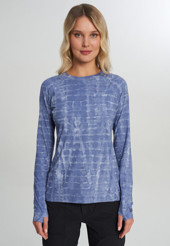 Лонгслив женский Mountain Hardwear Crater Lake Long Sleeve, Синий
