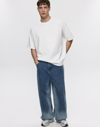 Джинсы WIDE LEG со средней посадкой мужчинам