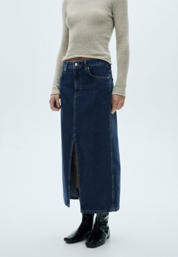 Юбка джинсовая Mango