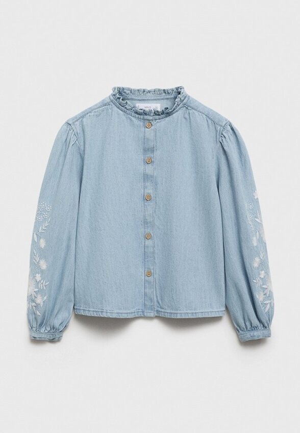 Рубашка джинсовая Mango Kids
