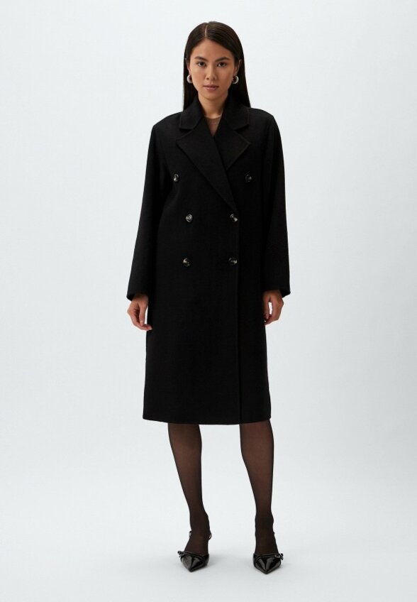 Пальто двубортное Mango