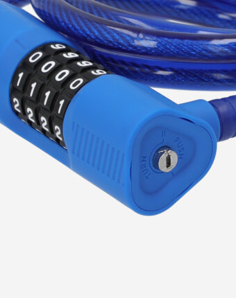 Замок велосипедный кодовый Cyclotech CLK-3, Синий