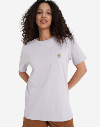 Футболка женская Carhartt K87 Pocket, Фиолетовый женщинам