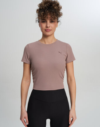 Футболка женская PUMA Cloudspun, Бежевый женщинам