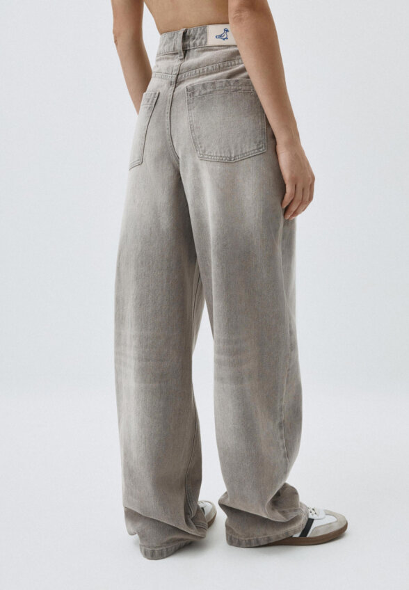 Джинсы Wide Leg с тинтом