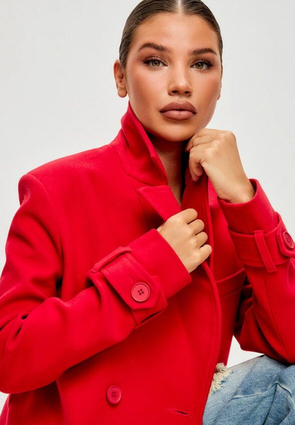 Пальто двубортное Rizzle