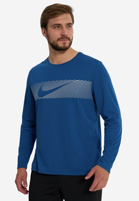 Лонгслив мужской Nike Miler, Синий