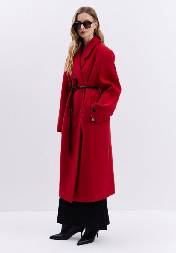 Пальто двубортное Top Top