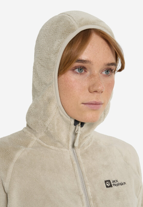 Джемпер флисовый женский Jack Wolfskin Rotwand, Бежевый