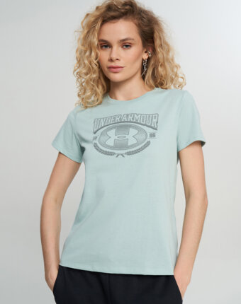 Футболка женская Under Armour Varsity, Зеленый женщинам