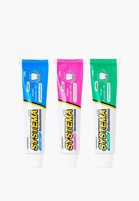 Зубные пасты 3 шт. Lion