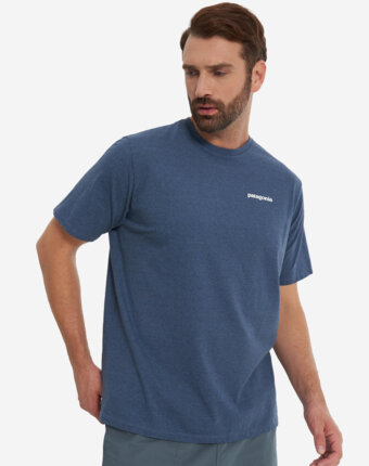 Футболка мужская Patagonia Logo, Синий женщинам