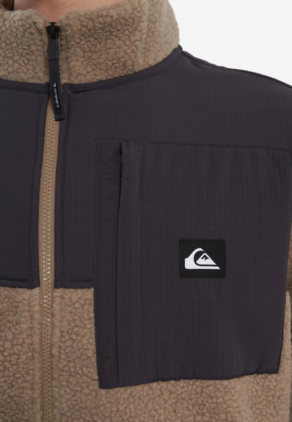 Джемпер флисовый мужской Quiksilver Shallow Water, Коричневый