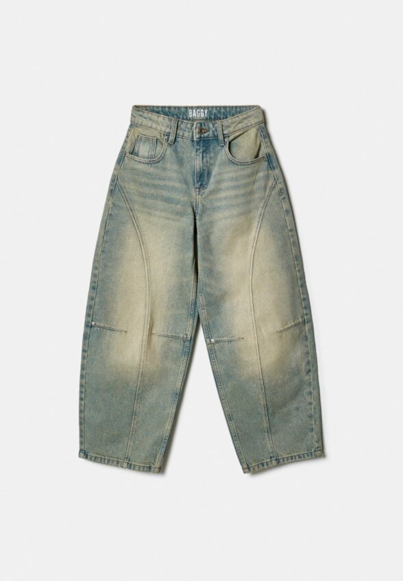Винтажные джинсы Baggy Fit для девочек