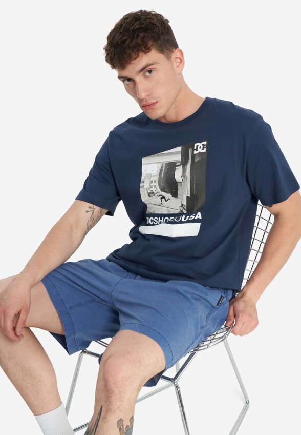 Футболка мужская DC Shoes Essy Street Scene, Синий