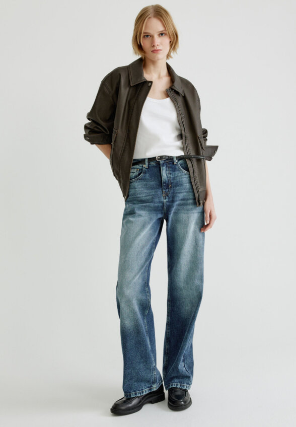 Джинсы WIDE LEG