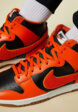 Кеды мужские Nike Dunk High University, Оранжевый9  - превью