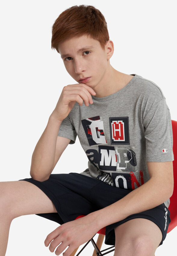 Футболка для мальчиков Champion, Серый