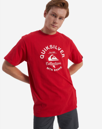 Футболка мужская Quiksilver Bombshell Flaxton, Красный женщинам
